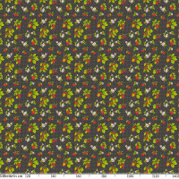 Tischdecke Weiße Punkte - Dots - Tupfen mit Kirschen und Blüten abwaschbar Wachstuch Wachstuchtischdecke