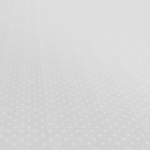 Tischdecke Uni Leinenoptik Grau mit Punkte kleine Dots Tupfen abwaschbar Wachstuch Wachstuchtischdecke