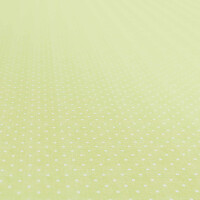 Tischdecke Uni Leinenoptik Grün mit Punkte kleine Dots Tupfen abwaschbar Wachstuch Wachstuchtischdecke